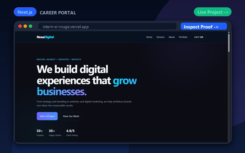 Intern Opportunities & Career Platform
